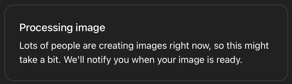 ChatGPT Message