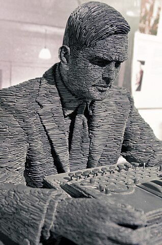 Alan Turing - Sculpture at Bletchley Park